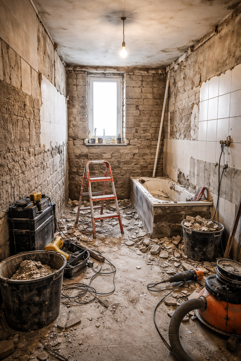 Antes - baño